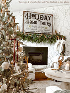 Artificial Cedar and Pine Garland - Ship by 9/30/2026 - Che Cose Belle