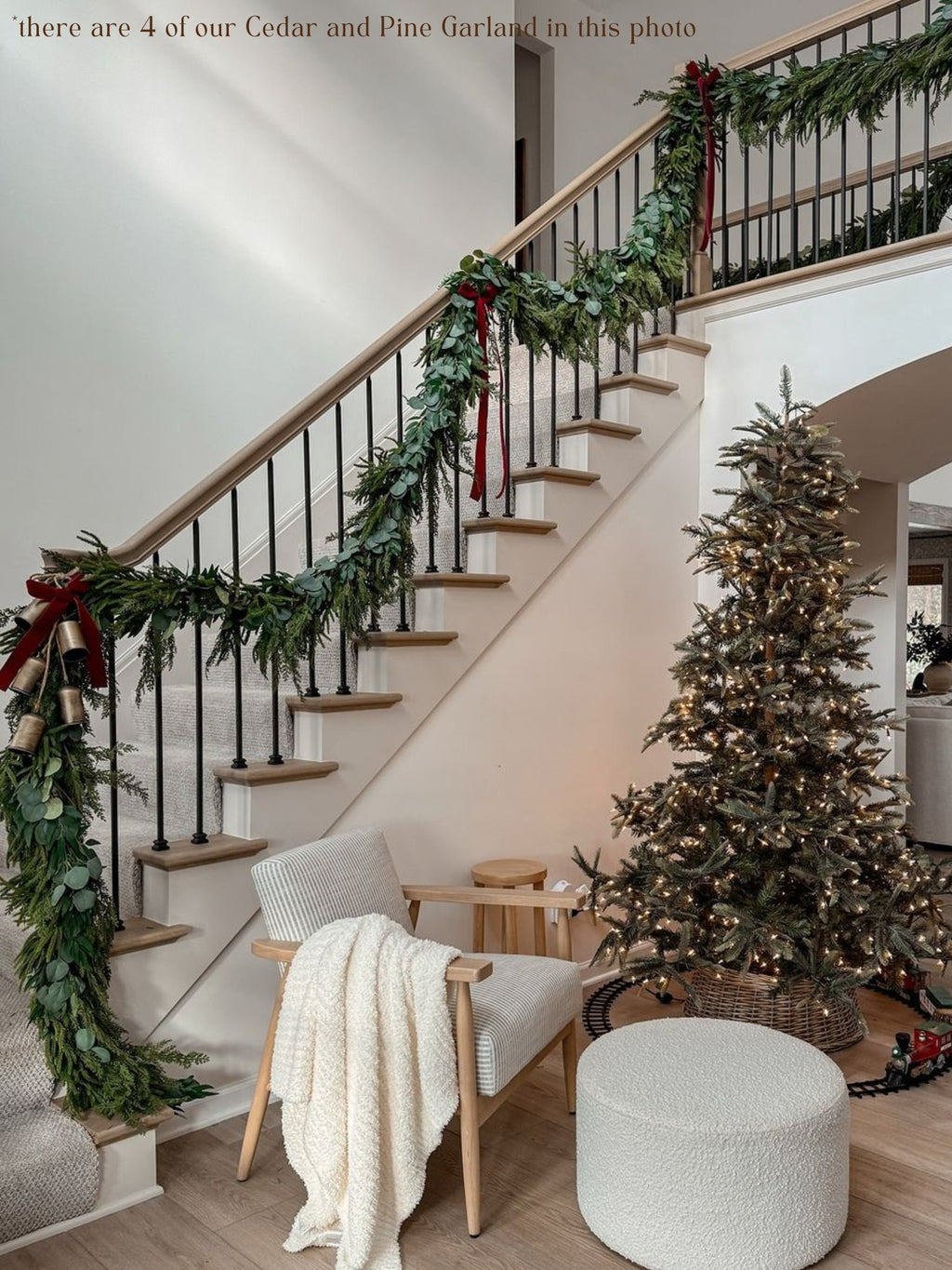 Artificial Cedar and Pine Garland - Ship by 9/30/2026 - Che Cose Belle