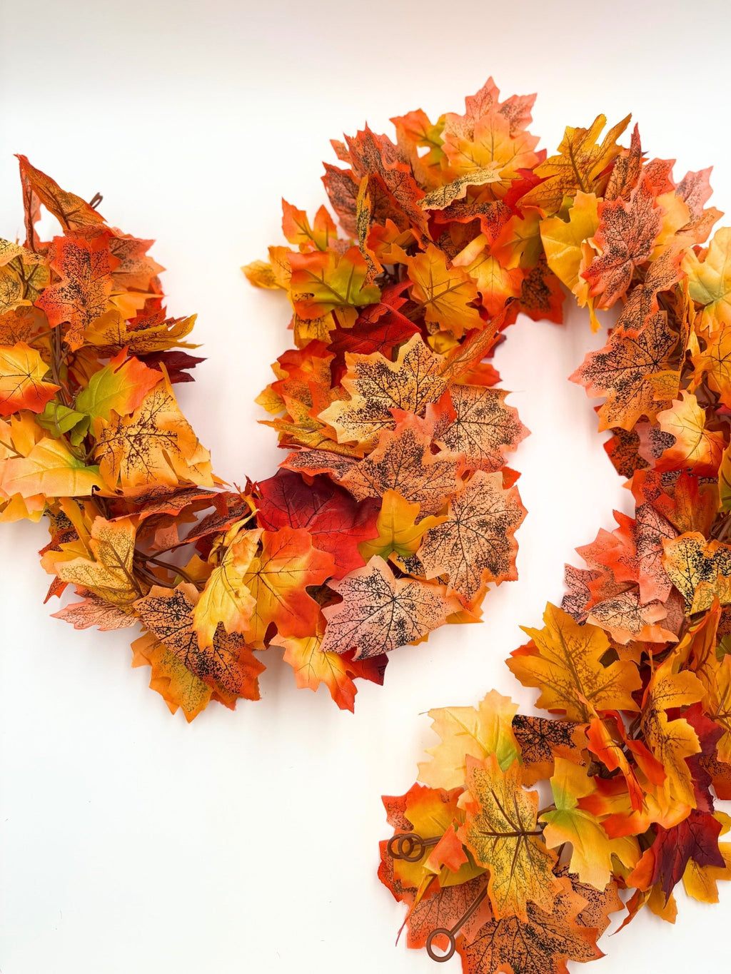 Artificial Orange Maple Leaf Garland - Che Cose Belle