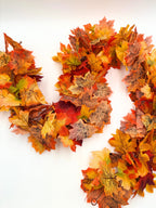 Artificial Orange Maple Leaf Garland - Che Cose Belle