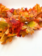 Artificial Orange Maple Leaf Garland - Che Cose Belle