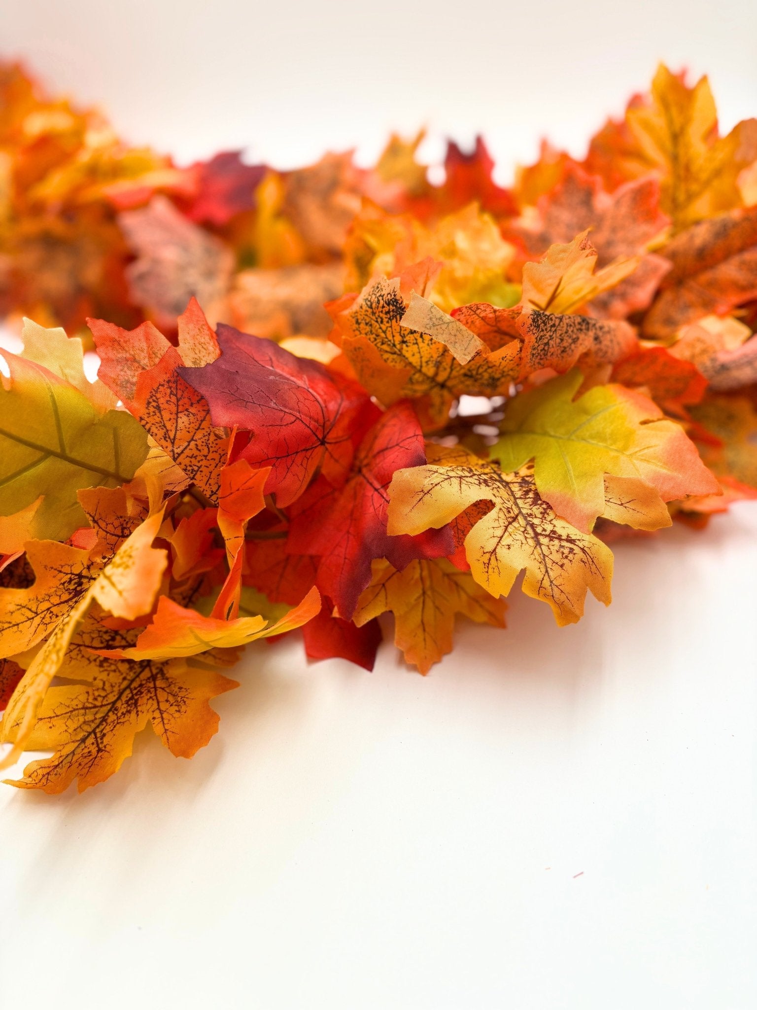 Artificial Orange Maple Leaf Garland - Che Cose Belle