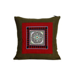 Artisan Crafted Karen Vintage Fabric Embroidered Cushion - Thailand - Che Cose Belle
