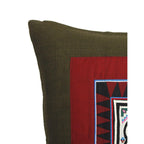 Artisan Crafted Karen Vintage Fabric Embroidered Cushion - Thailand - Che Cose Belle