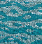 Artisan Hand Loomed Cotton Lumbar Pillow - Blue Ocean - 16"x48" Arcadia Home