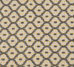 Artisan Hand Loomed Cotton Lumbar Pillow - Gray Yellow Stitching - 16"x48" Arcadia Home - Che Cose Belle