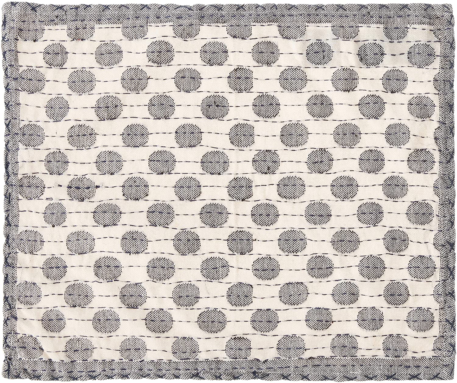 Artisan Hand Loomed Placemat - Gray Dots - 14" x 19"- Set of 4 Arcadia Home - Che Cose Belle