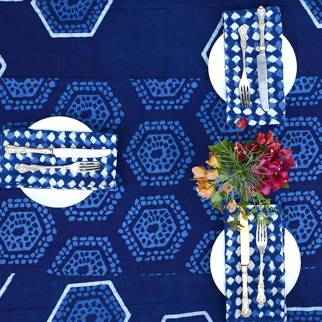 Artisan Printed Cloth Napkins (Set of 4) - Karma - Che Cose Belle