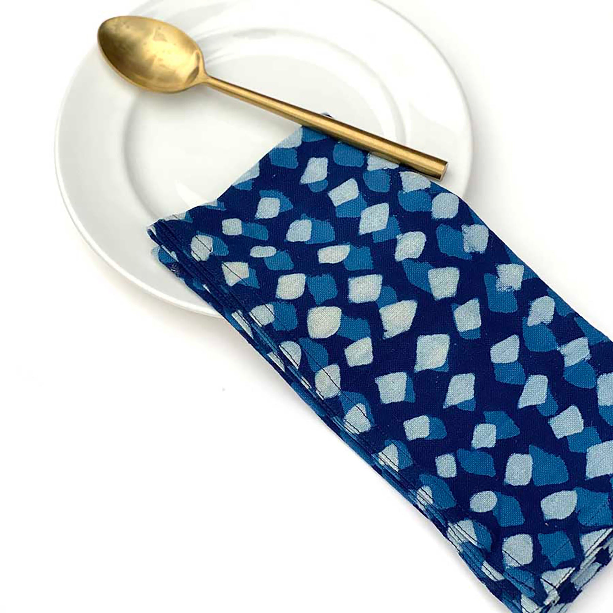 Artisan Printed Cloth Napkins (Set of 4) - Karma - Che Cose Belle