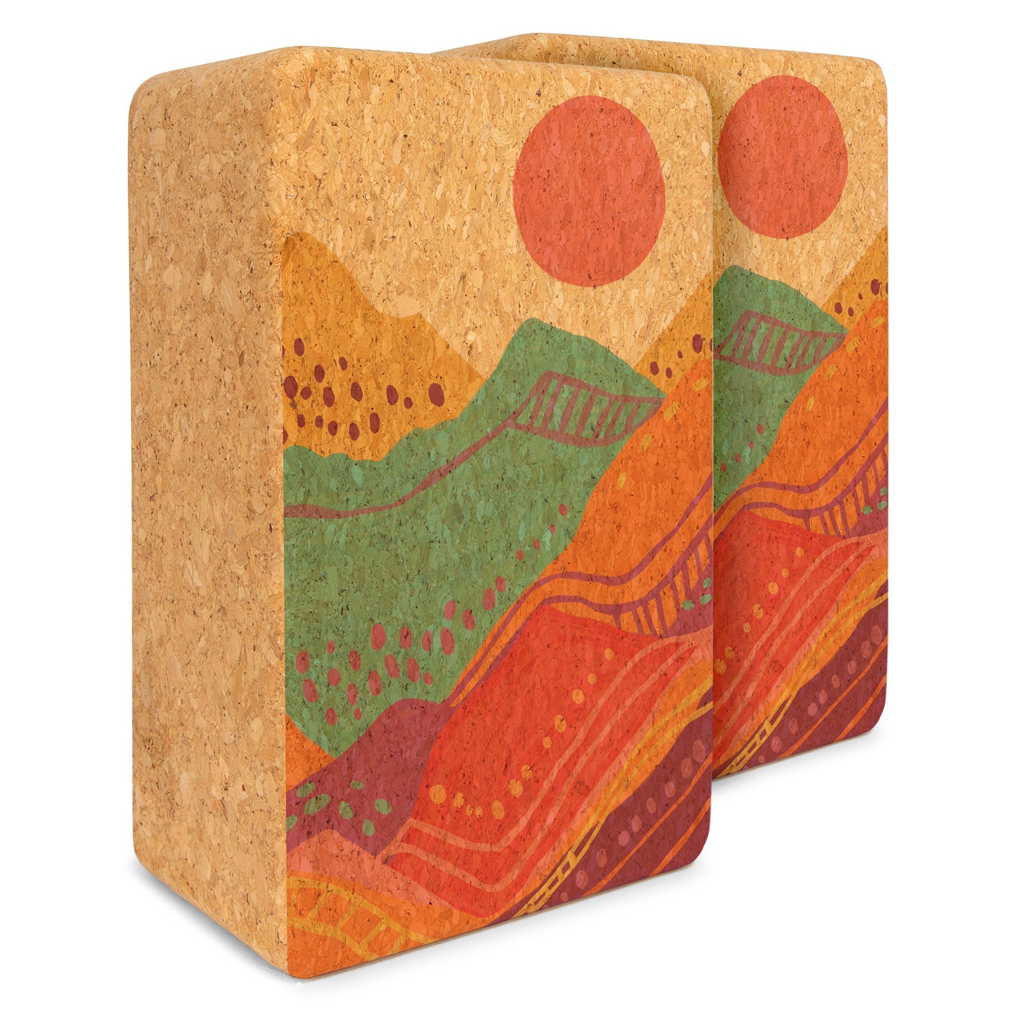 Artist Cork Yoga Block Set - Che Cose Belle