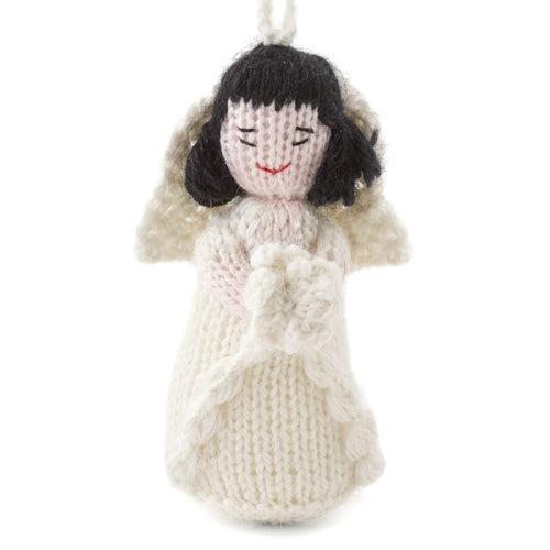 Asian Bride Hand Knit Wedding Ornament Arcadia Home - Che Cose Belle