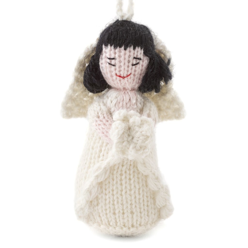 Asian Bride Hand Knit Wedding Ornament Arcadia Home