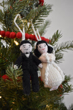 Asian Bride Hand Knit Wedding Ornament Arcadia Home