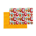 Atomic double - sided Woven Rectangular Placemat - Che Cose Belle