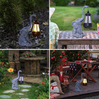Attivolife Lucky Elephant Solar Statue Light for Garden Decor, Outdoor Waterproof Figurines Lamp, Art Patio Lawn Easter Balcon Yard Ornament - Beautifully Home Ideal Birthdays Gifts for Women Mom - Che Cose Belle