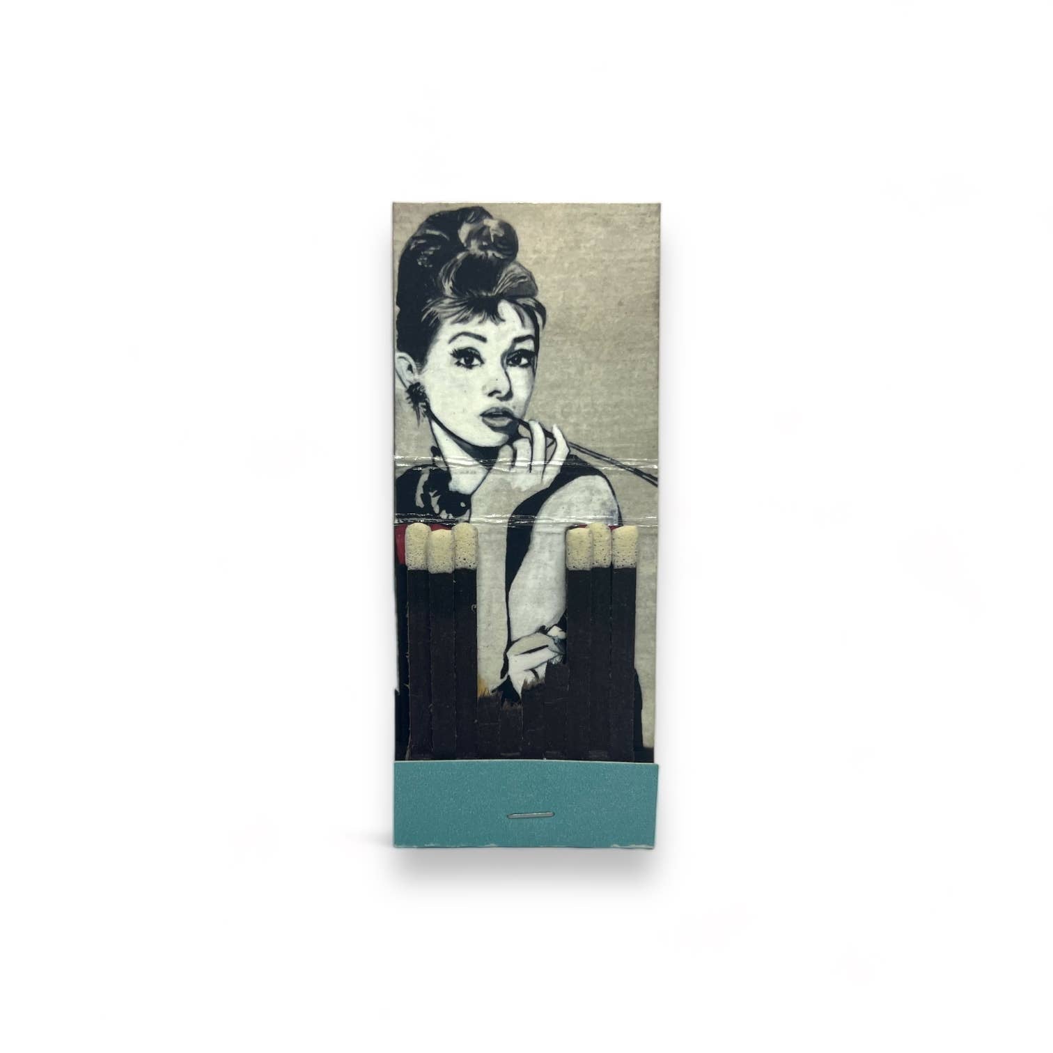 Audrey Hepburn Breakfast at Tiffany's Handmade Matchbook Print  Framed - Che Cose Belle