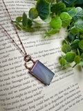 Aura Druzy Agate Necklace - Che Cose Belle