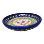 Ceramic Snack Plate - Gingerbread Celebration Pattern