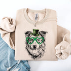 Australian Shepherd, Adorable Dog, St Patrick's Day, Lucky, Irish Sweatshirt - Che Cose Belle