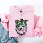 Australian Shepherd, Adorable Dog, St Patrick's Day, Lucky, Irish Sweatshirt - Che Cose Belle