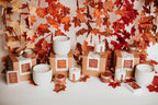 Autumn Leaves Cement Candle - Che Cose Belle