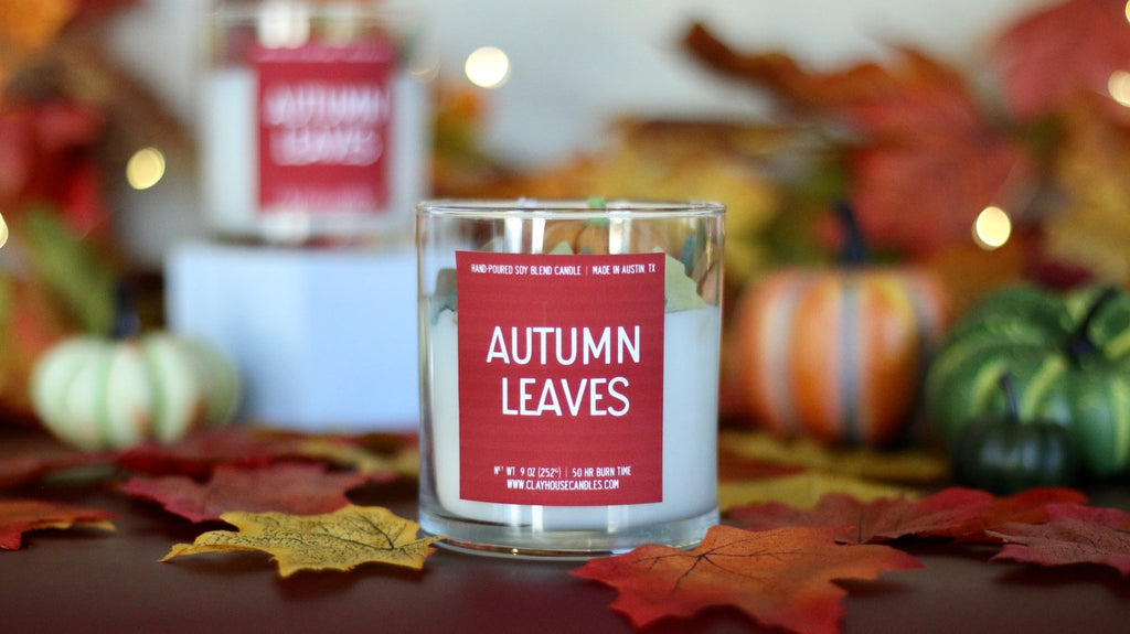 Autumn Leaves Container Candle - Che Cose Belle