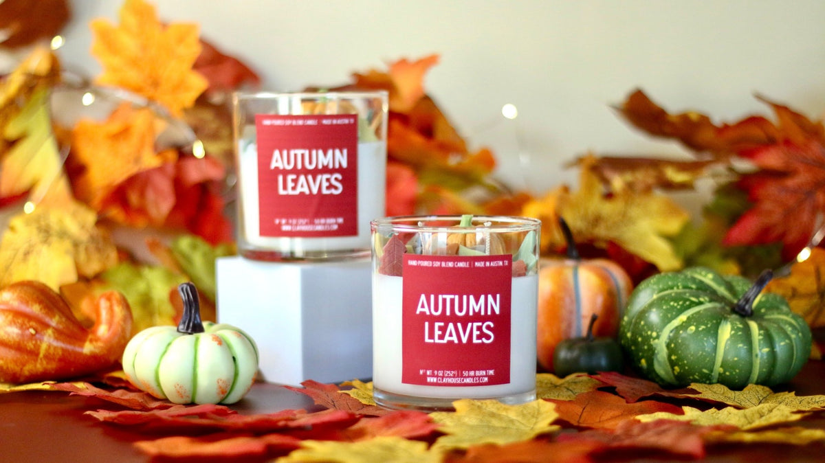 Autumn Leaves Container Candle - Che Cose Belle