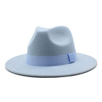 Autumn Winter Big Brim Wool Hat – Unisex Bell Crown Bucket Hat - Che Cose Belle