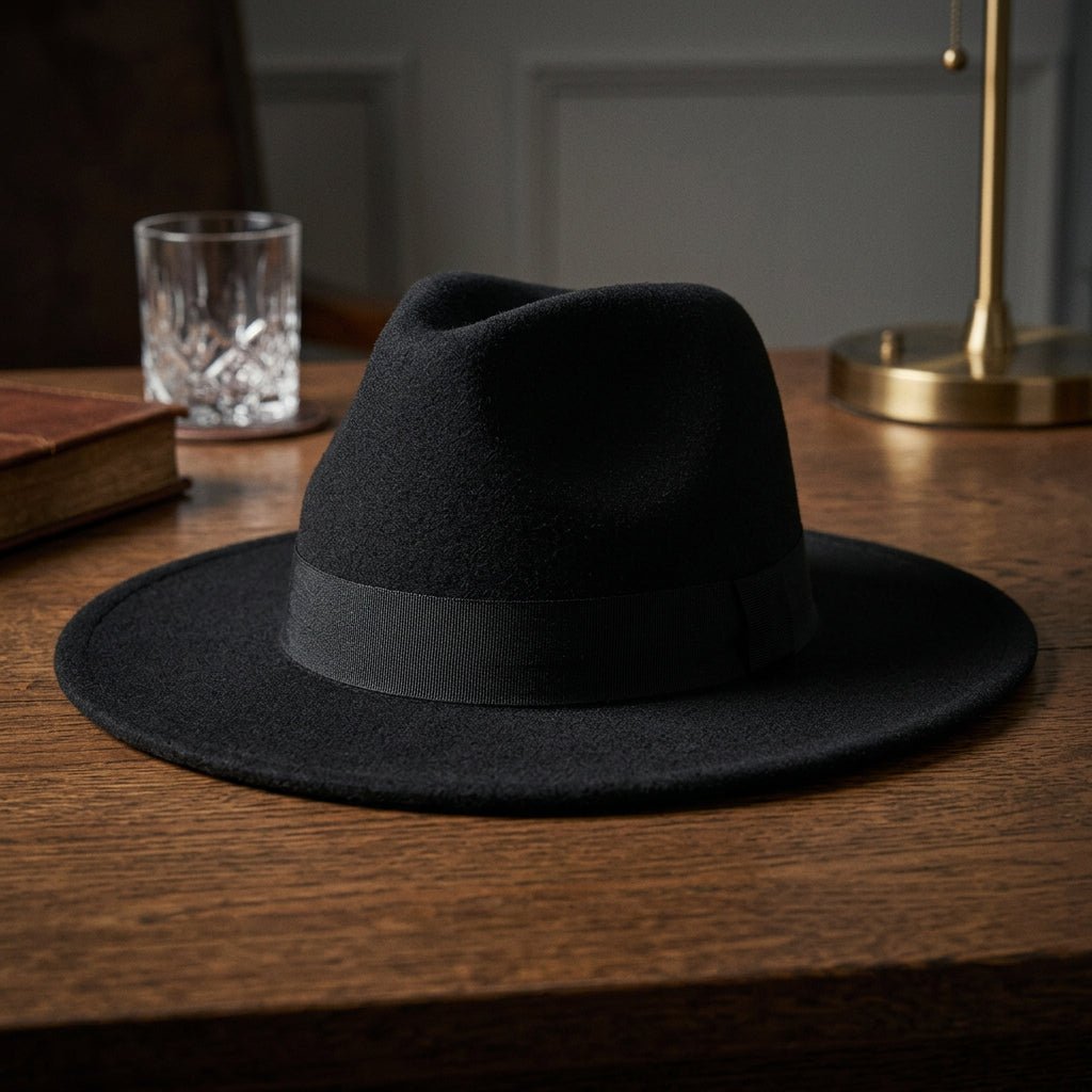 Autumn Winter Big Brim Wool Hat – Unisex Bell Crown Bucket Hat - Che Cose Belle