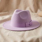 Autumn Winter Big Brim Wool Hat – Unisex Bell Crown Bucket Hat - Che Cose Belle