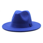 Autumn Winter Big Brim Wool Hat – Unisex Bell Crown Bucket Hat - Che Cose Belle
