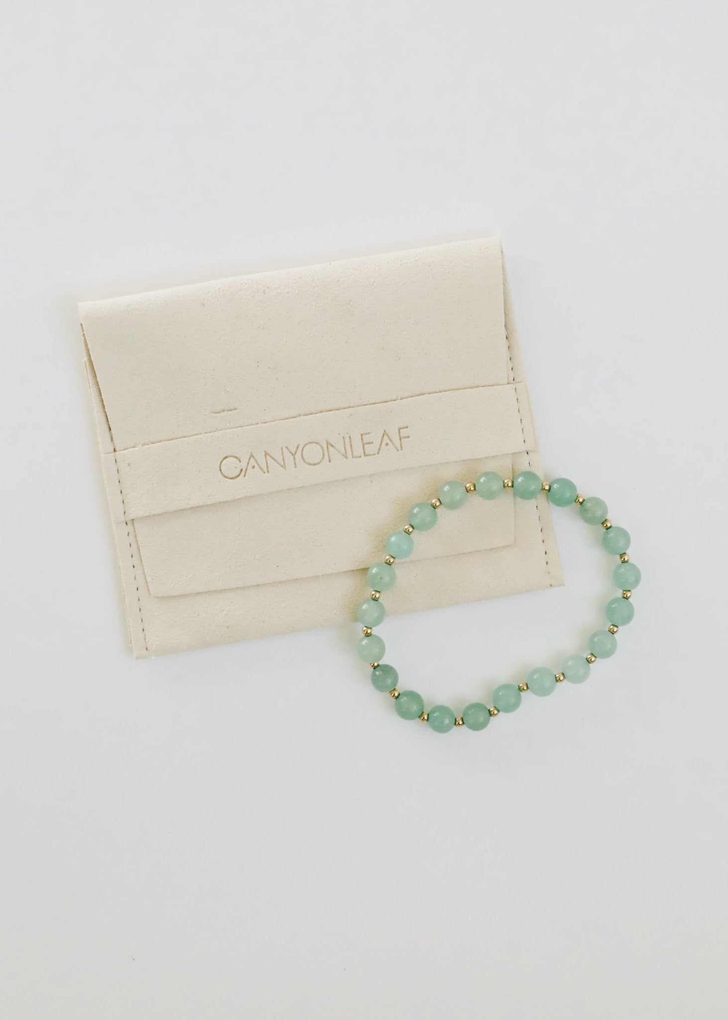 Aventurine Gemstone + 14K Gold Filled || Beaded Stretch Bracelets - Che Cose Belle