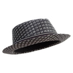 Big Size Wove Paper Straw Wide Brim Porkpie Upbrim Fedora