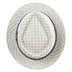 Big Size Wove Paper Straw Wide Brim Porkpie Upbrim Fedora