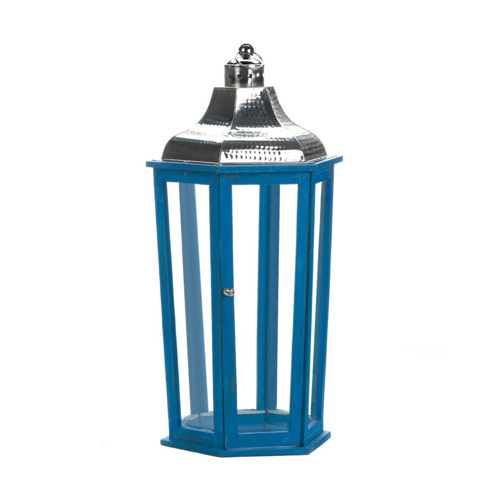 Azul Beach Large Candle Lantern - Che Cose Belle