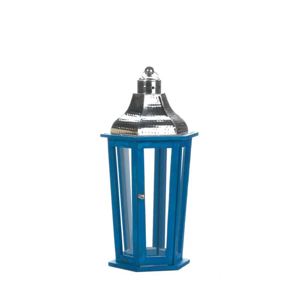Azul Beach Medium Candle Lantern - Che Cose Belle