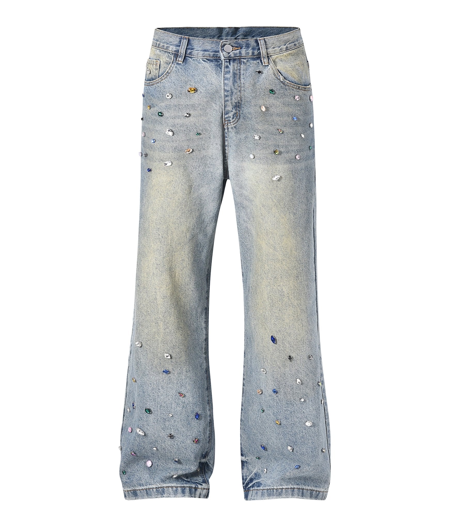 AZUL COLORED GEMSTONE DENIM - Che Cose Belle