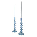 Azure Blue Candle Holder - Pair - Che Cose Belle