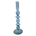 Azure Blue Candle Holder - Pair - Che Cose Belle