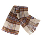 Prince of Scots Fringed Merino Wool Scarf - Dress Heather Stewart