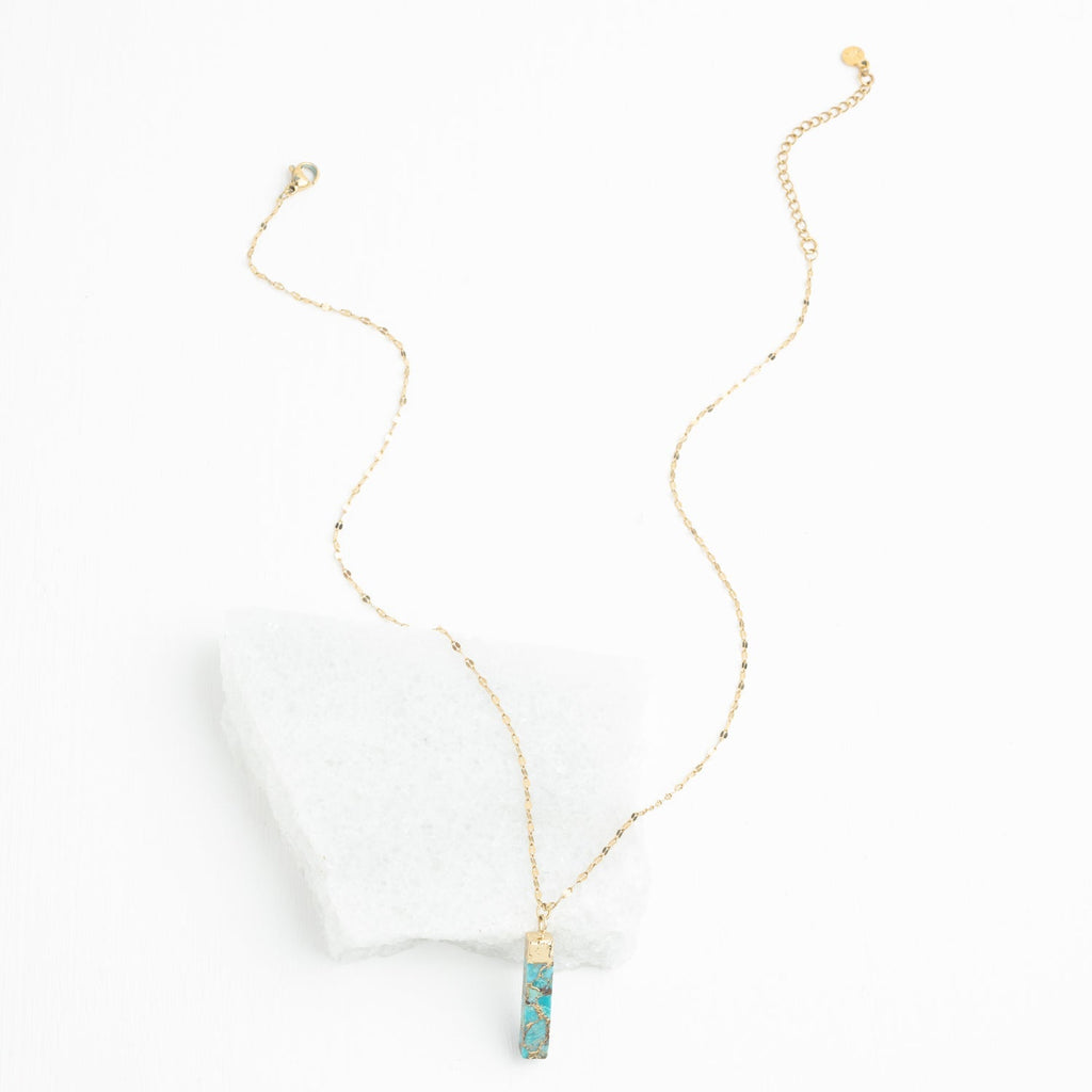 Brayden Turquoise Pendant Necklace