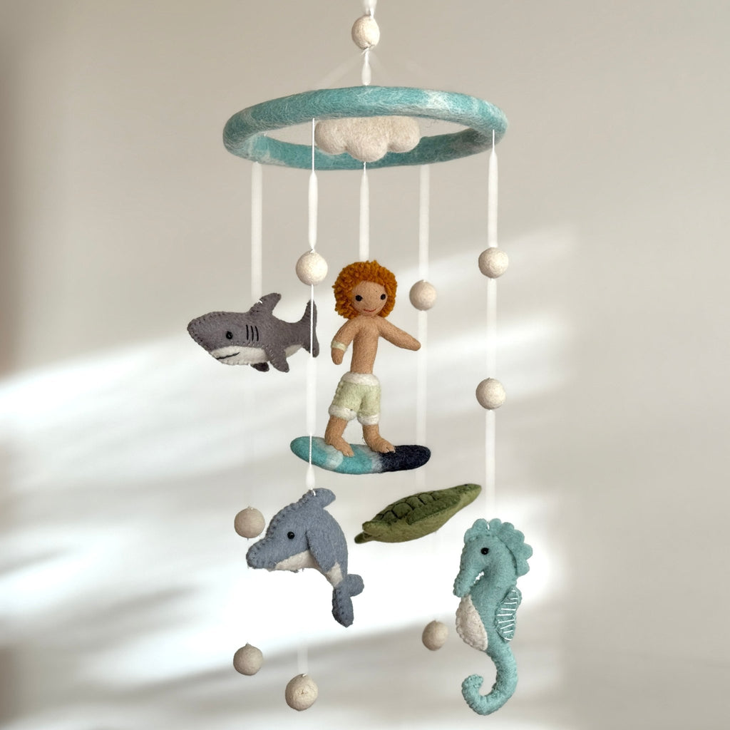 Baby Mobile - Surfer Boy & Ocean Creatures - Che Cose Belle