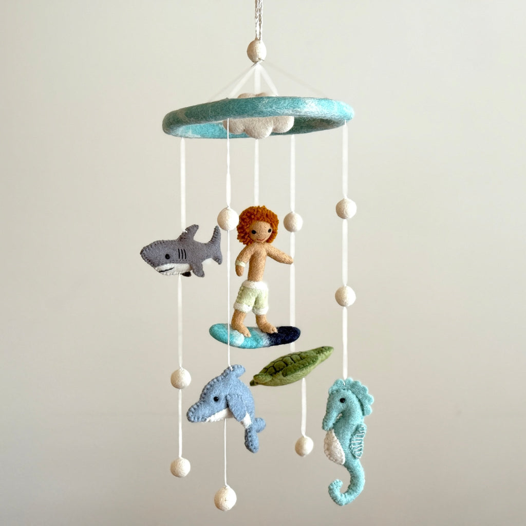 Baby Mobile - Surfer Boy & Ocean Creatures - Che Cose Belle