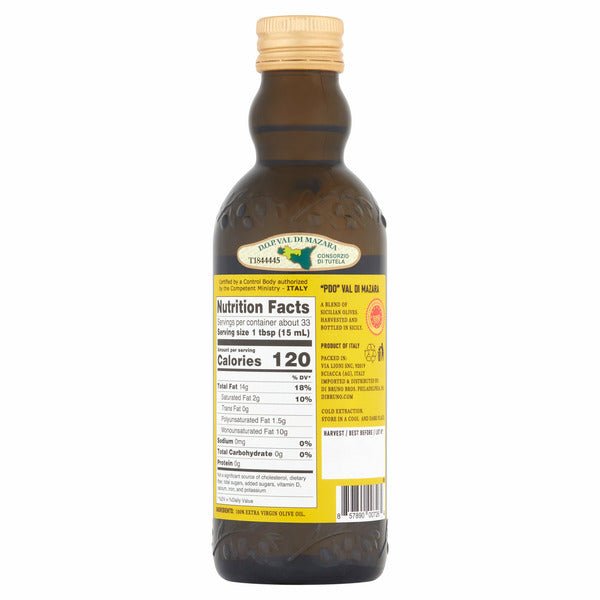 Sicilian Extra Virgin Olive Oil .5 L Bottle - Che Cose Belle