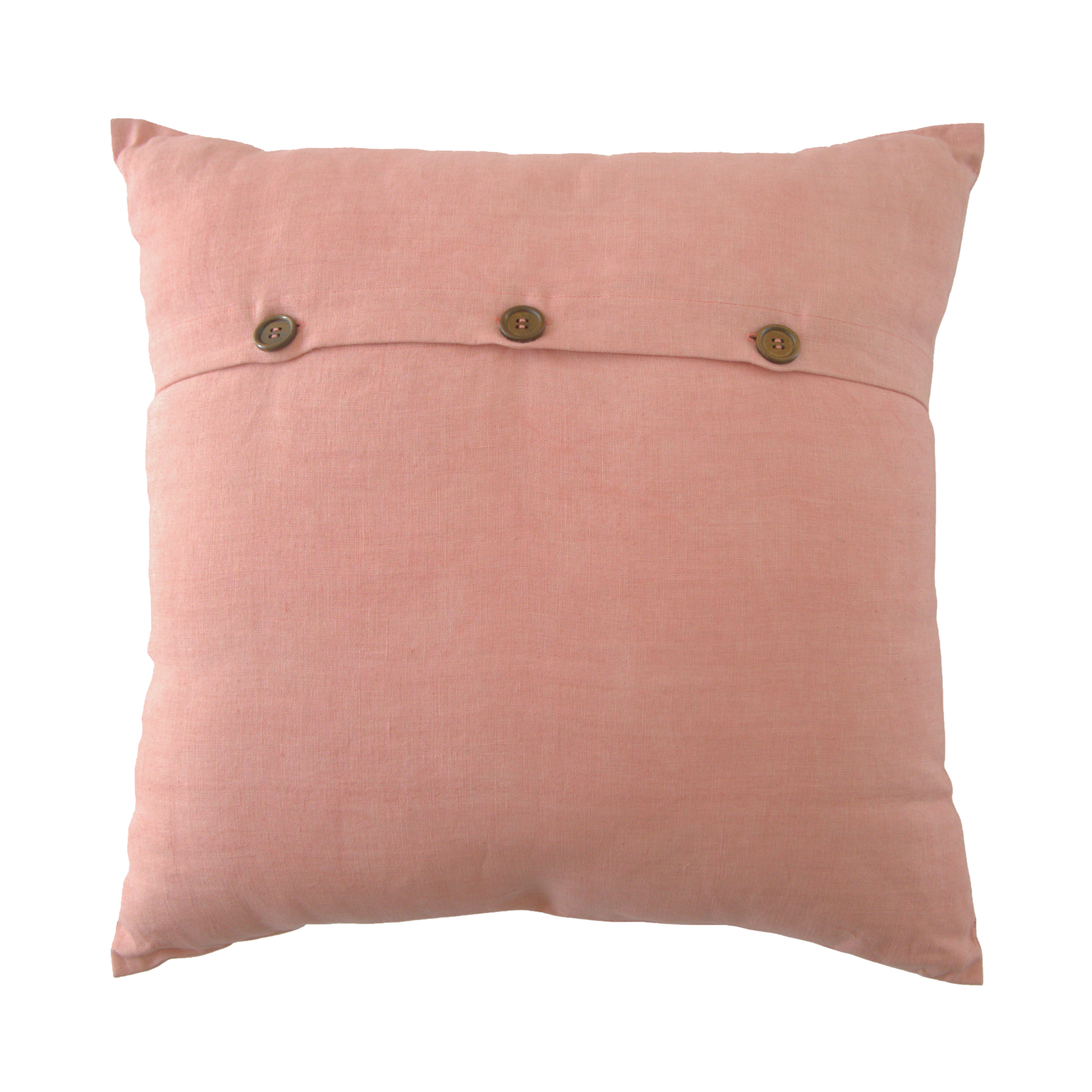 Hand Embroidered Birds Pillow Cover 20" x 20"