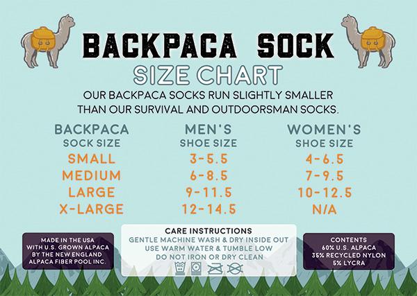 BACKPACA Lightweight Hiker Alpaca Ankle Socks