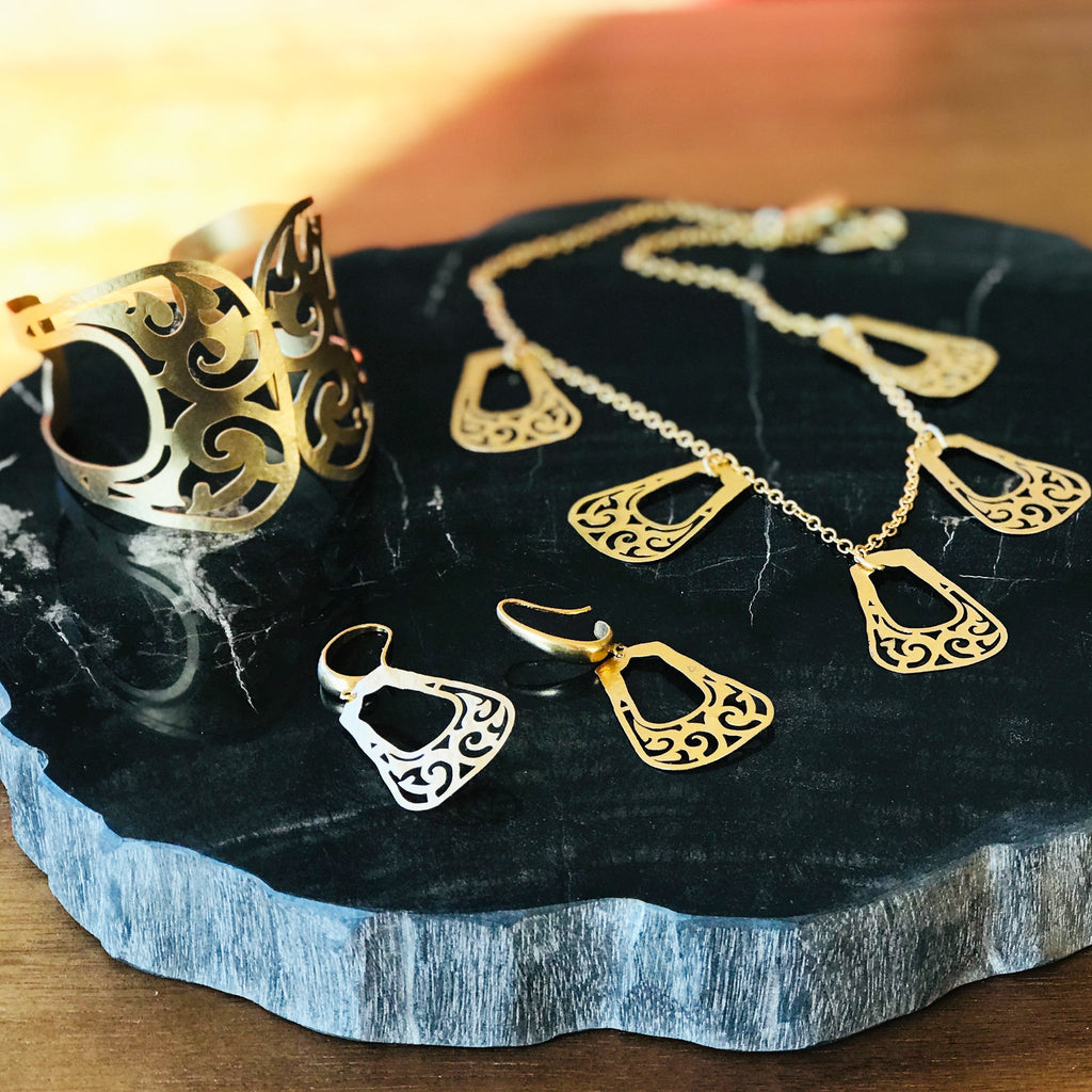 Bactrian Ornament Cuff - Che Cose Belle