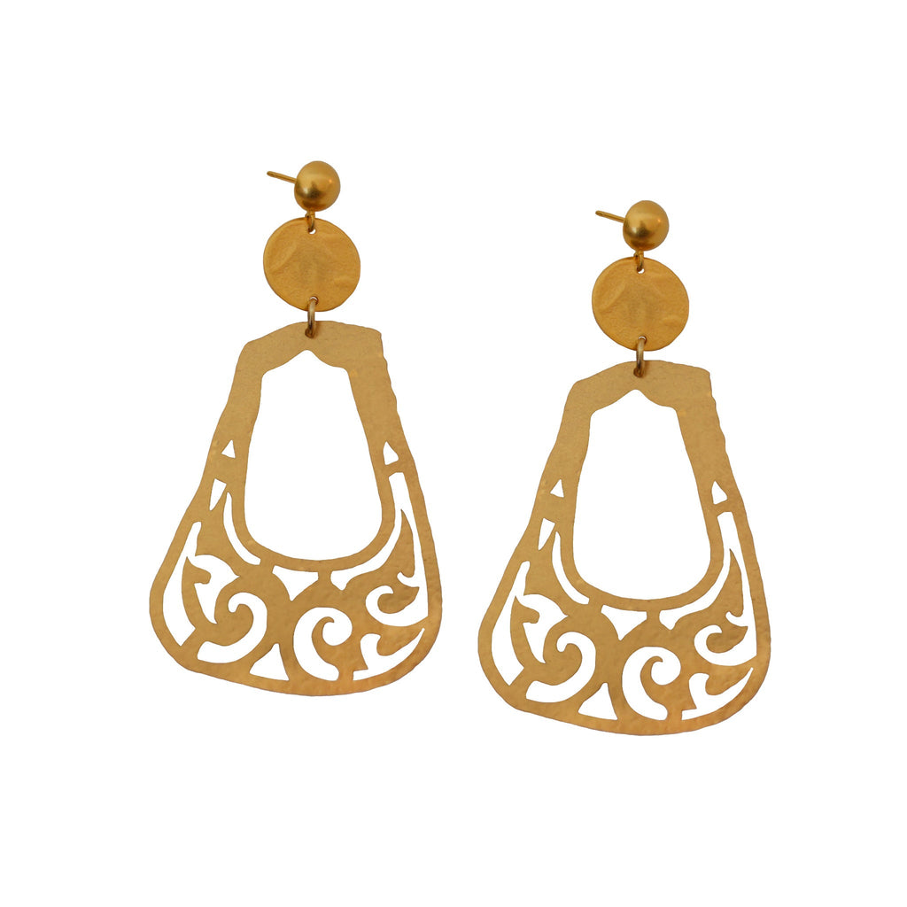 Bactrian Ornament Statement Earrings - Che Cose Belle