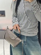 Badi Leather Women's Bag 2025 New Mini Dumpling Bag, Top Layer Cowhide Shoulder Bag, Crossbody Phone Bag, Coin Purse - Che Cose Belle