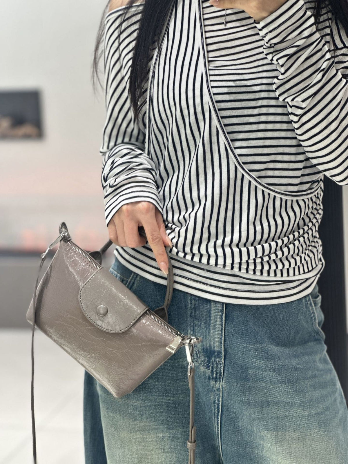 Badi Leather Women's Bag 2025 New Mini Dumpling Bag, Top Layer Cowhide Shoulder Bag, Crossbody Phone Bag, Coin Purse - Che Cose Belle